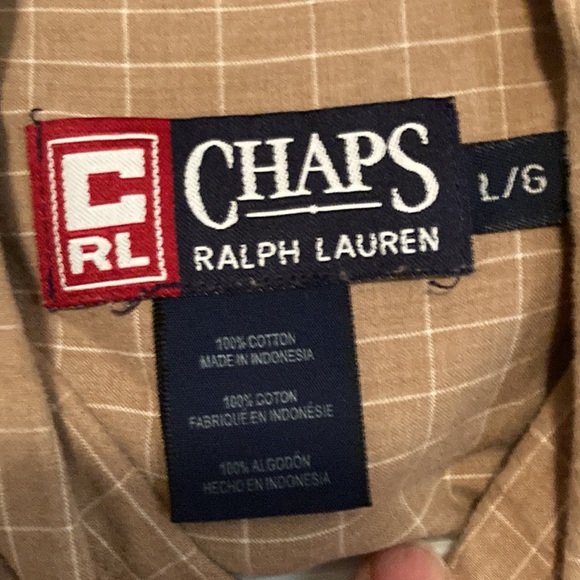Chaps Ralph Lauren. Size large. Shirt - Picture 3 of 4